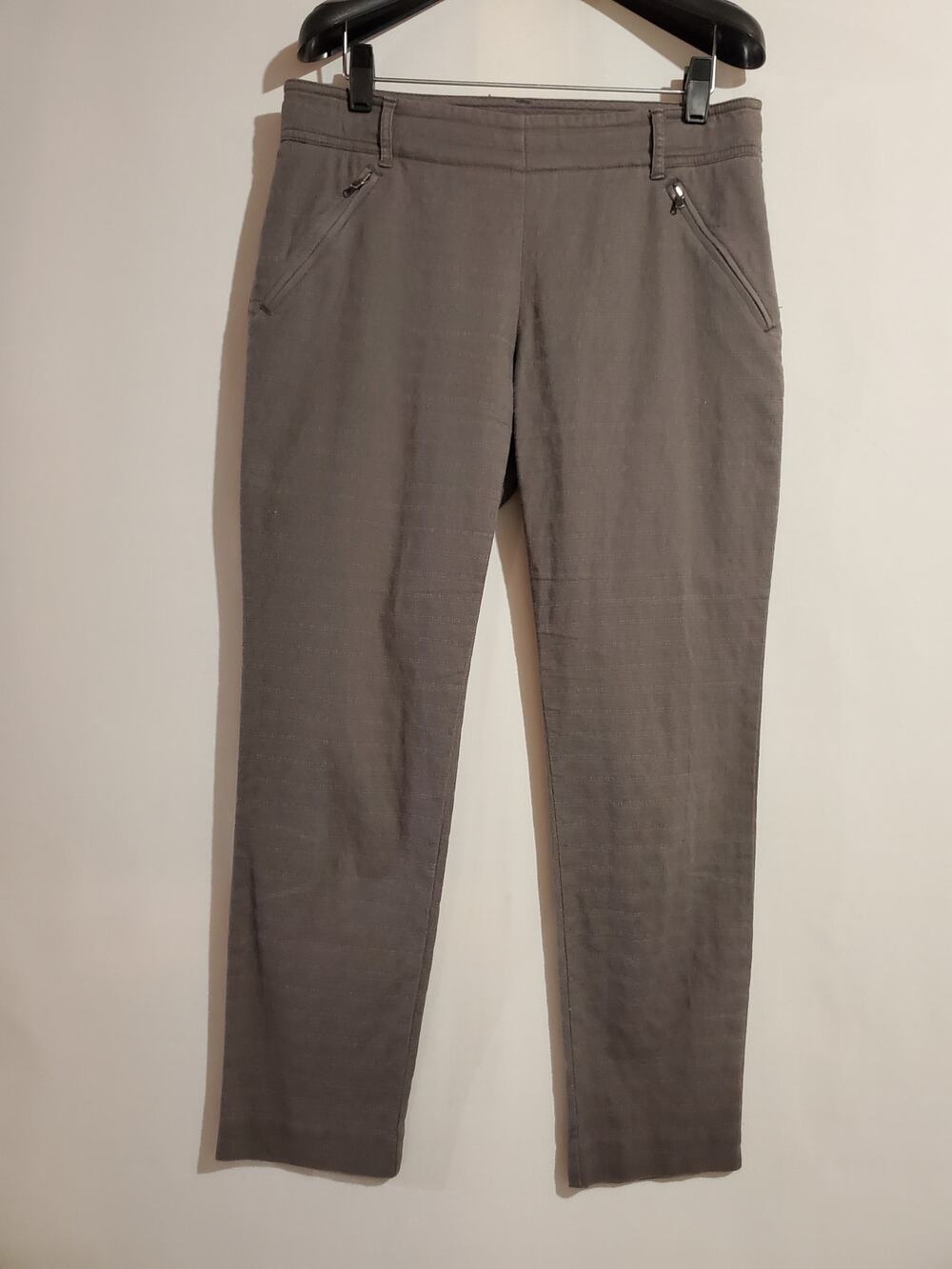 Cartonnier Anthropologie Charlie Trouser Ankle Pants Womens Size 6 Taupe Stripe